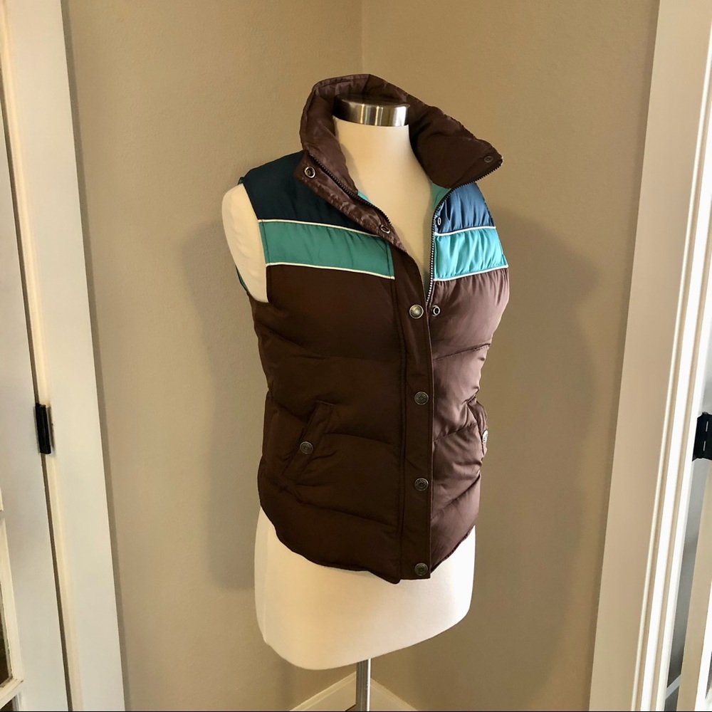 Aeropostale Sleek Full Zip Puffer Vest
